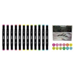 Set de Rotuladores Alex Bog Canvas Luxe Professional 40 Piezas Multicolor 