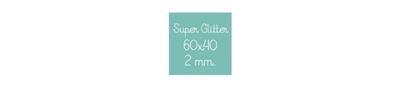 Super Glitter 60x40cm 2mm